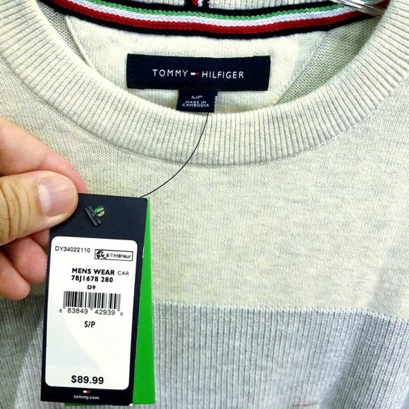 Tommy Hilfiger 78J1678 280 Sweater NWT - Picture 8 of 11